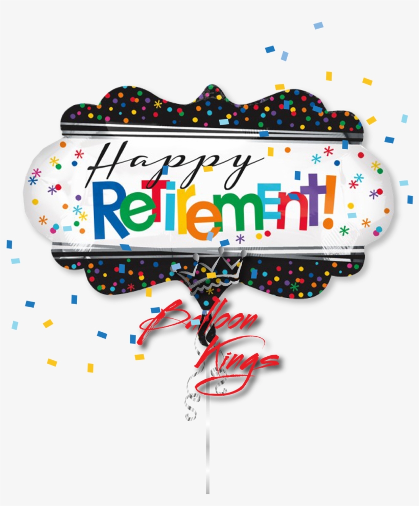 Happy Retirement Marquee - Happy Retirement Balloons, transparent png #4446958