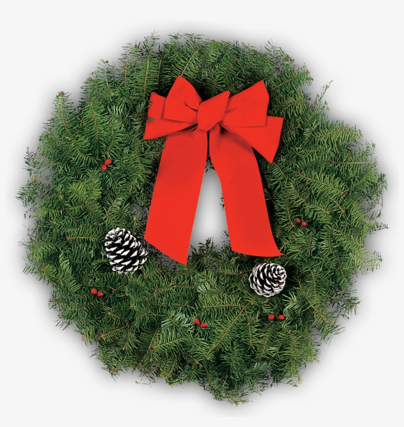 Fresh Holiday Wreaths Balsam Freshcut Holiday Wreaths - Wreath, transparent png #4447898