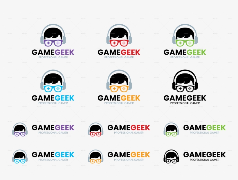 Game Geek Logo Template - Circle, transparent png #4448330