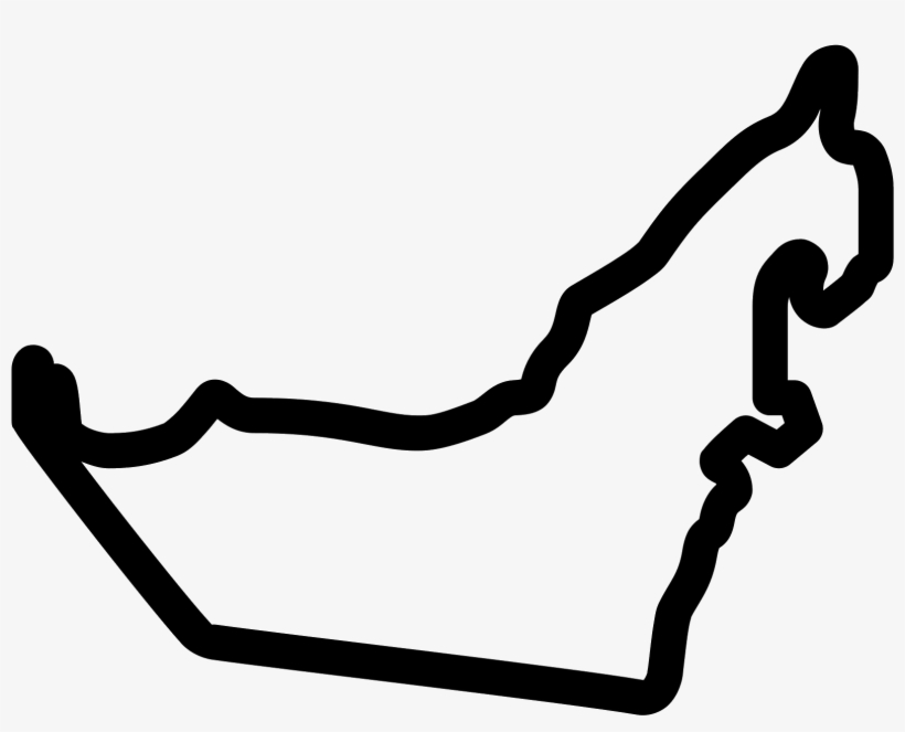 Uae Map Icon - Uae Icon, transparent png #4449898