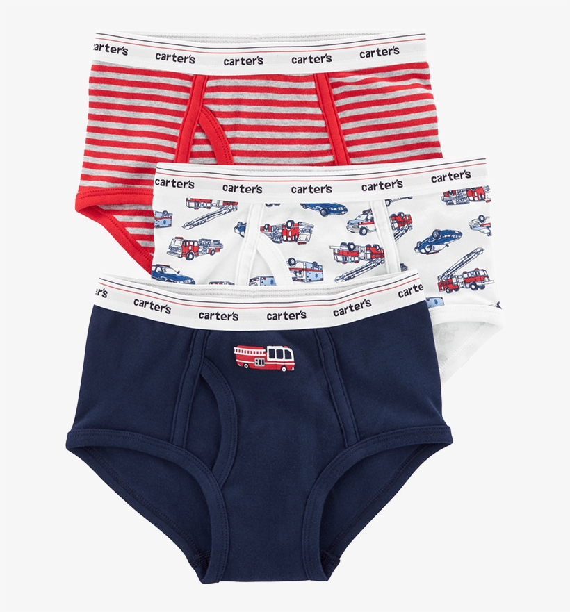 Cotton 100% - Carter's Underwear 3 Pair Briefs-preschool Boys, transparent png #4450885