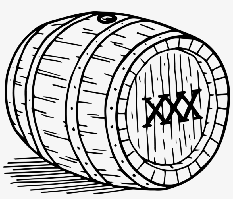 Barrel - Rum Barrel Clipart, transparent png #4451182