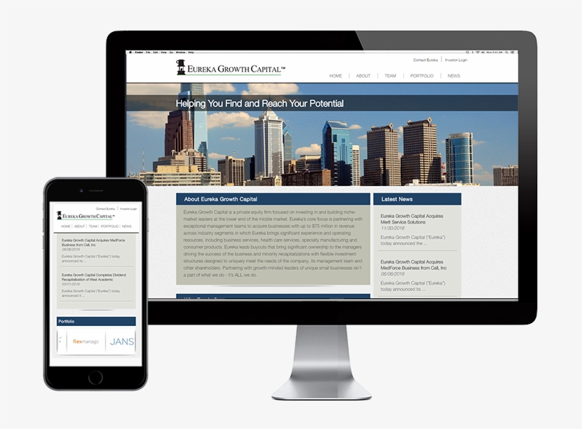 Eureka Website Design Eureka Growth Capital Effectiv - Philadelphia, transparent png #4451978
