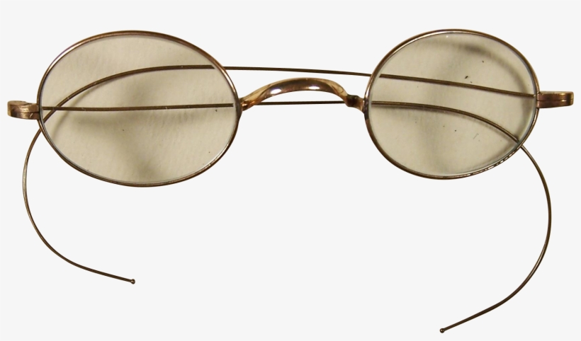 Antique Gf Eyeglasses Circa Mid 1800& - Shadow, transparent png #4452943