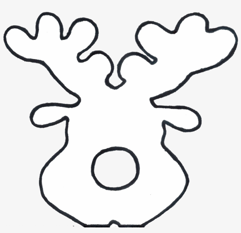 Lollipop Nose Critters Deer 1,600×1,472 Pixels - Printable Reindeer Chupa Chups Template, transparent png #4454128