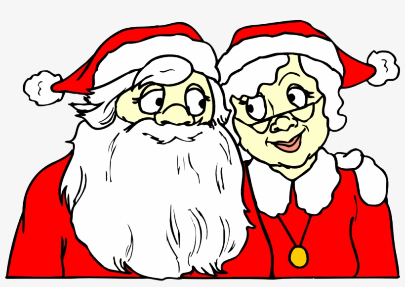 Twitter Colouringbook - - Mrs Claus Clip Art, transparent png #4454199