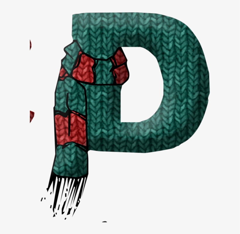 B *✿* Christmas Alphabet, Candy Cane, Letter D, Initials - Letter, transparent png #4454328
