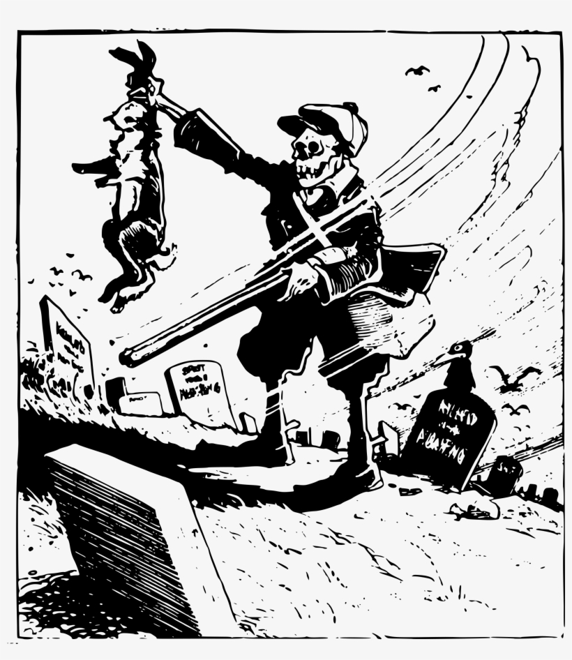 This Free Icons Png Design Of Skeleton Hunts, transparent png #4454481