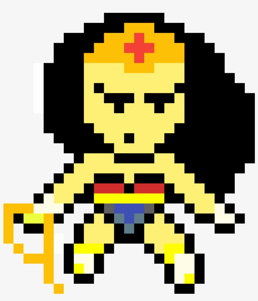 Wonder Woman Is Here - Wonder Woman 8 Bit, transparent png #4455059