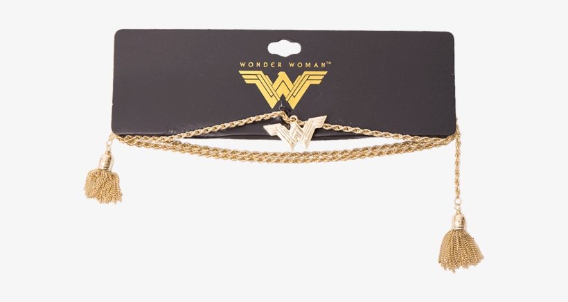 Defend The Earth With This Wonder Woman Lasso Necklace - Wonder Woman Movie Sword And Shield Hair Clip Set Gold, transparent png #4455415