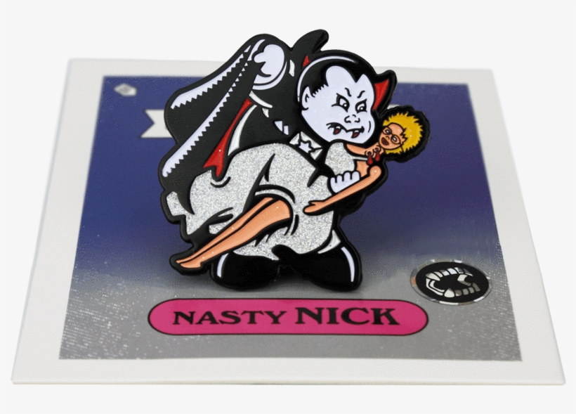 Garbage Pail Kids® Nasty Nick Enamel Pin - Garbage Pail Kids, transparent png #4455541
