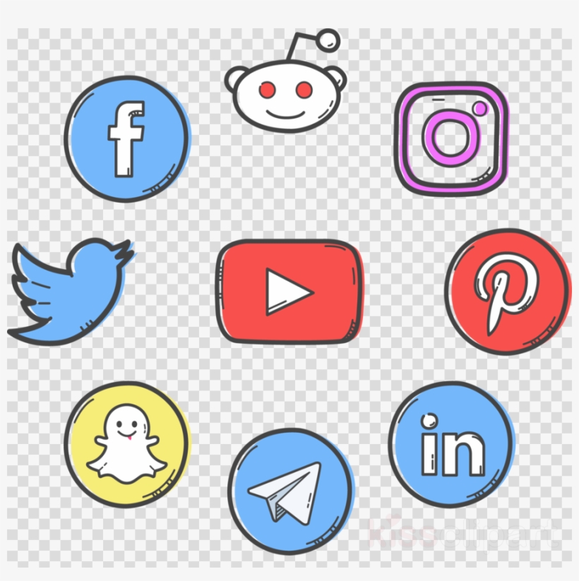 Download Social Media Logo Png Clipart Social Media - Social Media Icons Png, transparent png #4455542