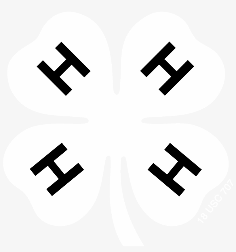 Digital Marketing Resources Black - 4 H Clover Black And White, transparent png #4457089