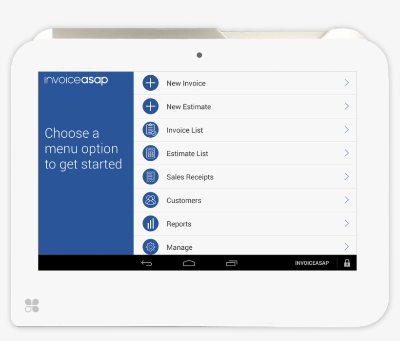 You Can Download Invoiceasap To Clover Devices From - Clover Invoice Asap, transparent png #4457448