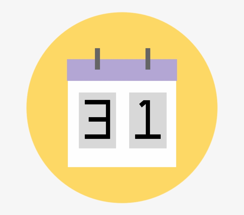 Calendar - Circle, transparent png #4457776
