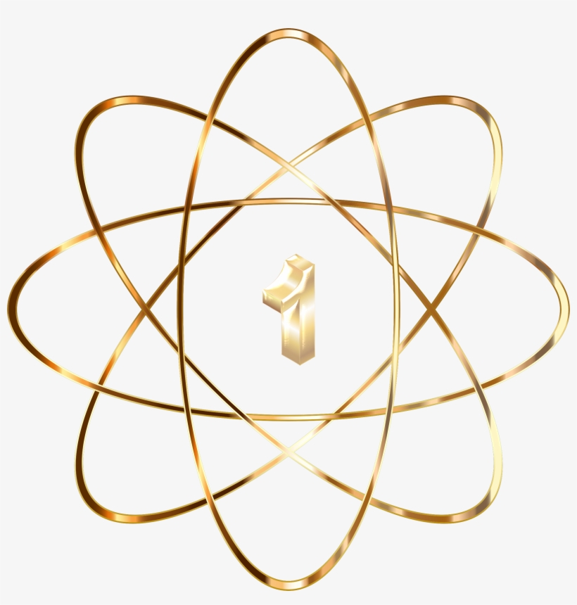 Big Image - Atom Silhouette, transparent png #4457907