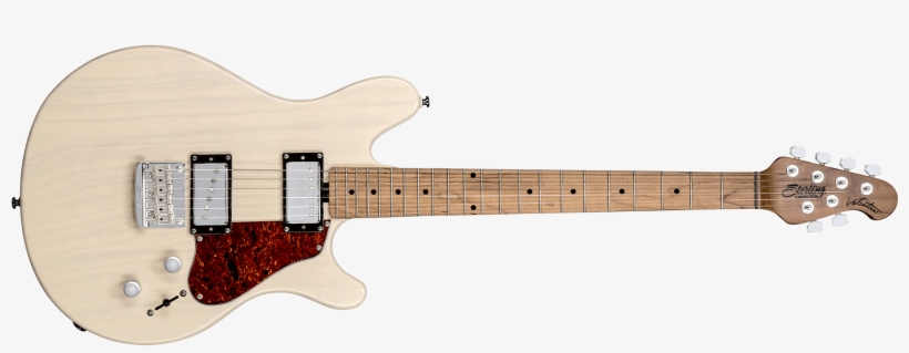 And Locking Tuning Machines, The Valentine Has Become - Sterling By Music Man Jv60-tbm Gitaar Trans Buttermilk, transparent png #4458587