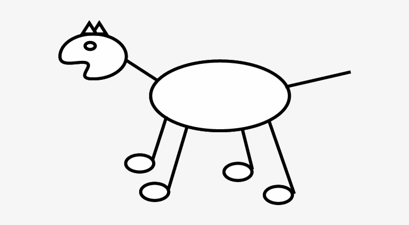 Free Download Dog Stick Figure Clipart Dog Stick Figure - Dog, transparent png #4458760