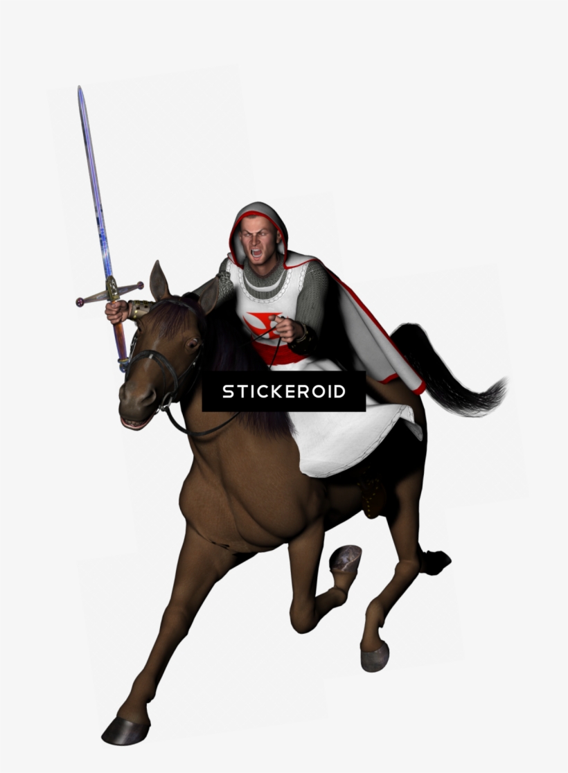 Medival Knight - Knight Templar, transparent png #4459555