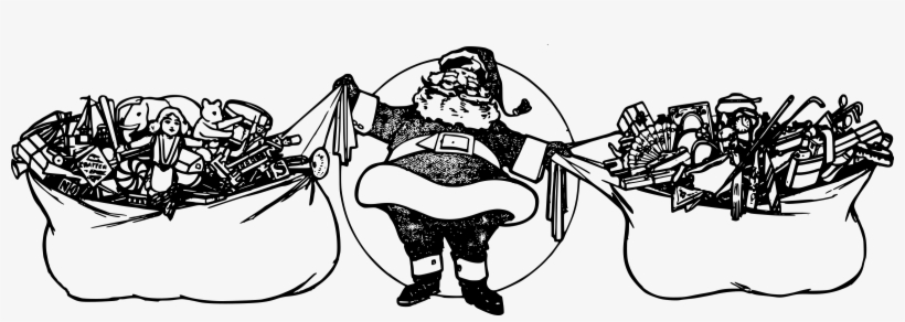 This Free Icons Png Design Of Santa With Presents, transparent png #4459986