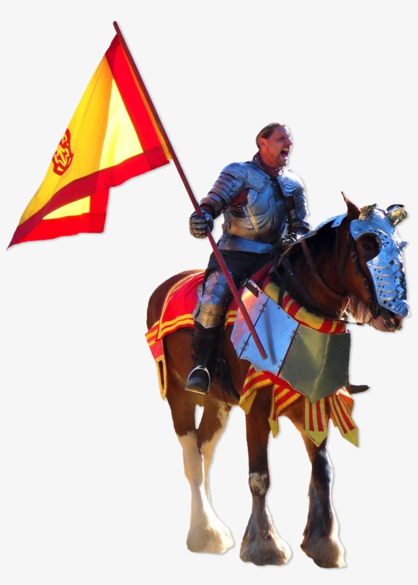 Knight On Horse At Renaissance Fair - Knight On Horse Png, transparent png #4460217