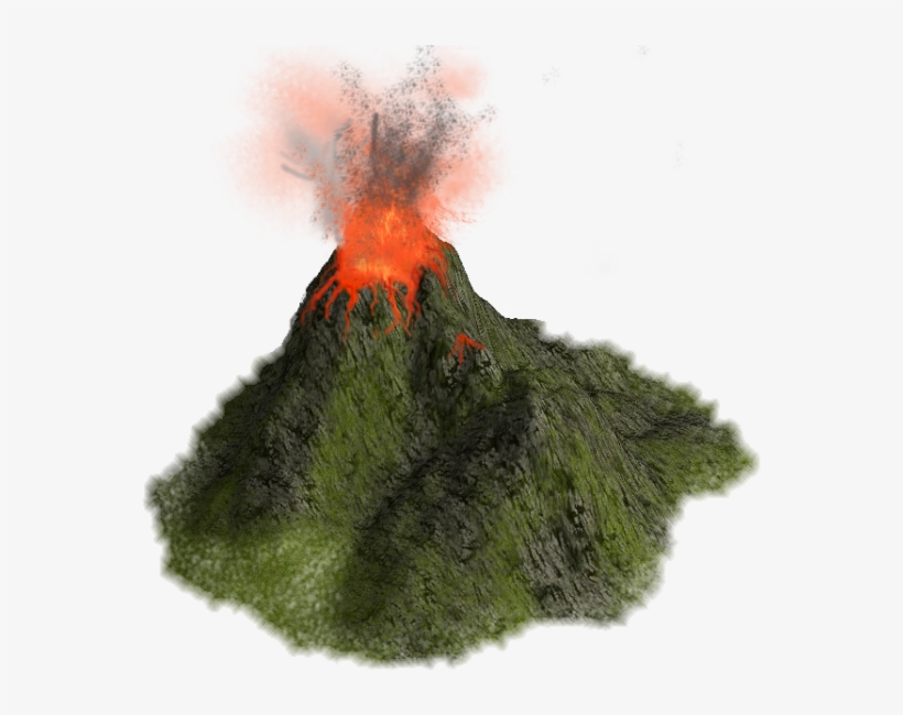 Volcano, transparent png #4460277