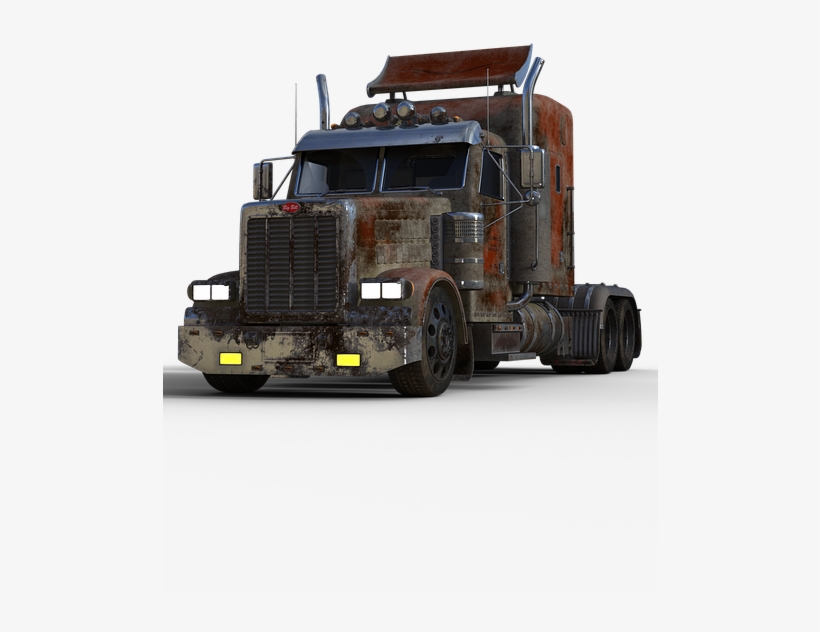 Semi Trailers, Tractor, Traffic, Auto - Semi Trailer Side View Transparent Background, transparent png #4460751