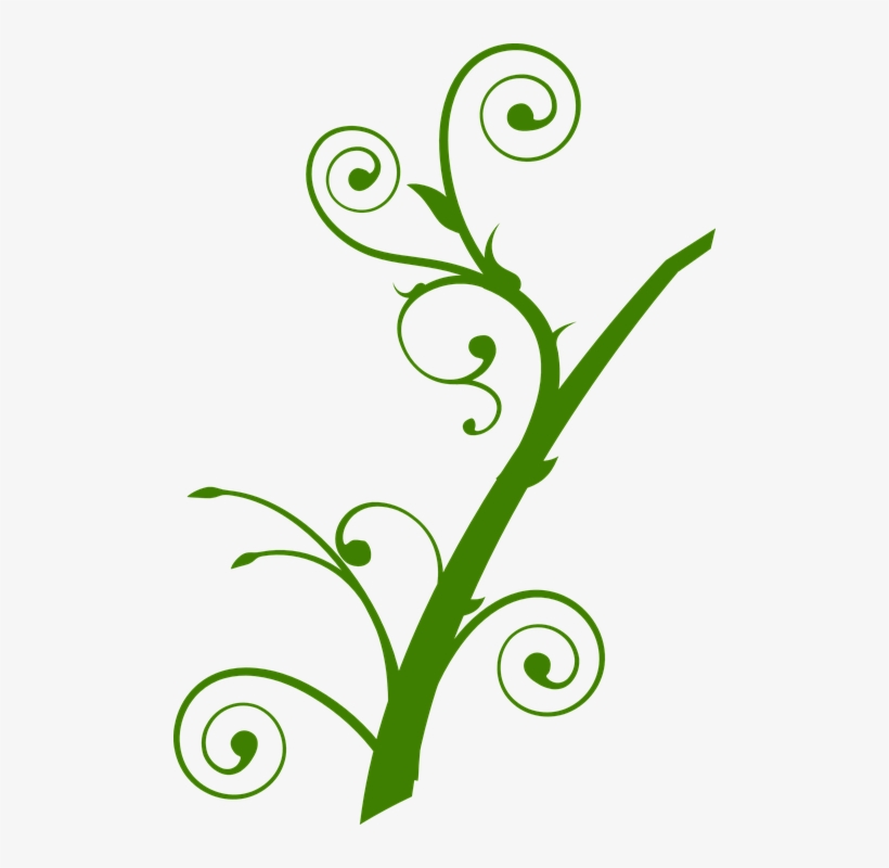 Ramas Verdes Png - Tree Branch Clip Art, transparent png #4461157
