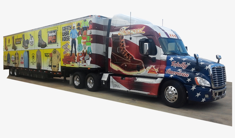 Also, Look For Our Semi Truck And Trailer On The Road, - Safety Wear House, transparent png #4461626