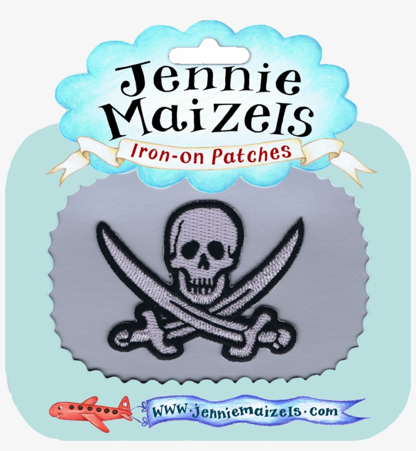 Pirate Flag Iron-on Patch, transparent png #4461631