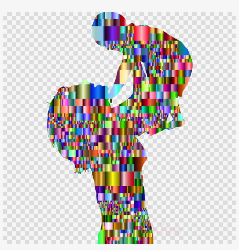 Prismatic Silhouette Clipart Silhouette Clip Art - Portable Network Graphics, transparent png #4461692