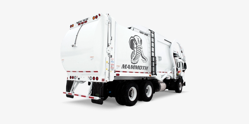 Rear Right Side View Of A New Way Mammoth Front Loader - Trailer Truck, transparent png #4462099