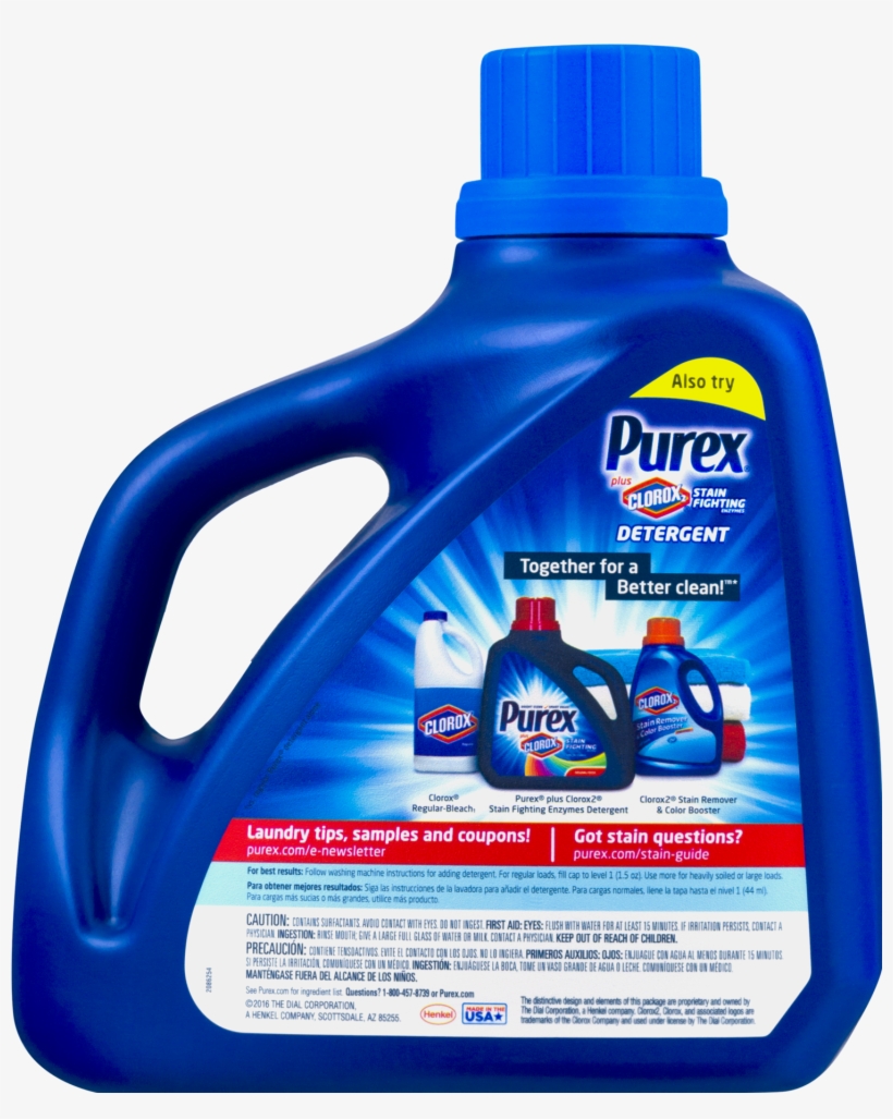 Purex Liquid Laundry Detergent, After The Rain, 150 - Purex Dirt Lift Action Fabulously Fresh Laundry Detergent, transparent png #4462606