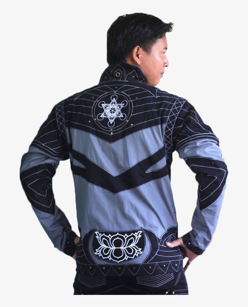 Mens Stargate Jacket By Imago Dei - Long-sleeved T-shirt, transparent png #4462607