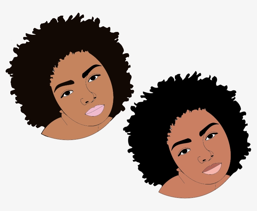 Black Woman Cartoon Character - Black Girl Cartoon Transparent, transparent png #4462652