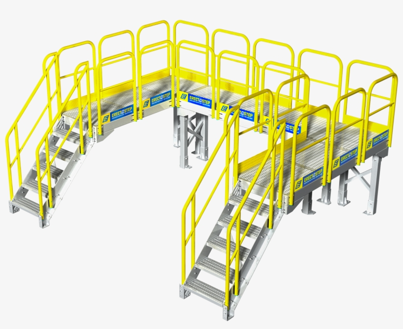 Keep Your Workers Safe With Our Assembly Line Stair - Stairs, transparent png #4462994