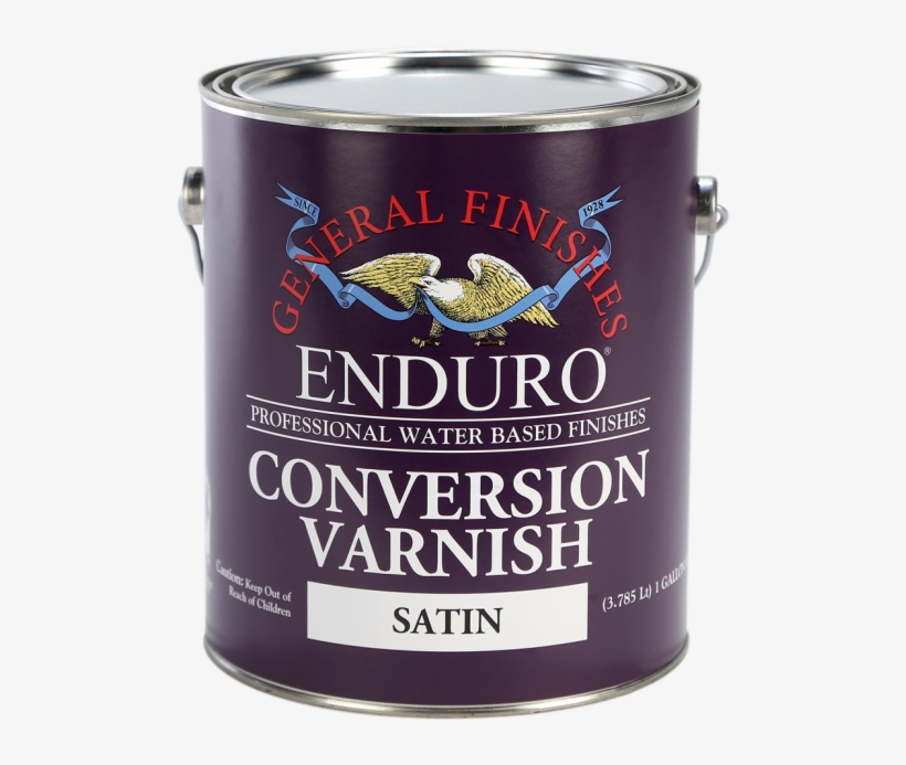 General Finishes Satin Enduro Conversion Varnish, Gallon - General Finishes Enduro-var Waterbase Brushing Urethane, transparent png #4463059