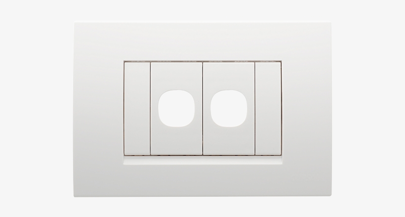 M8032vh Switch Grid Plate And Cover, 2 Gang, Less Mechanism, - Clipsal, transparent png #4463263