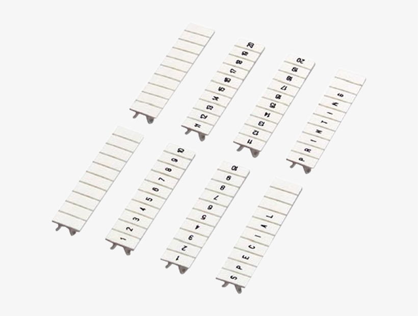 Clip In Marking Strip, 5mm, 10 Characters - Nsytrab510, transparent png #4463315