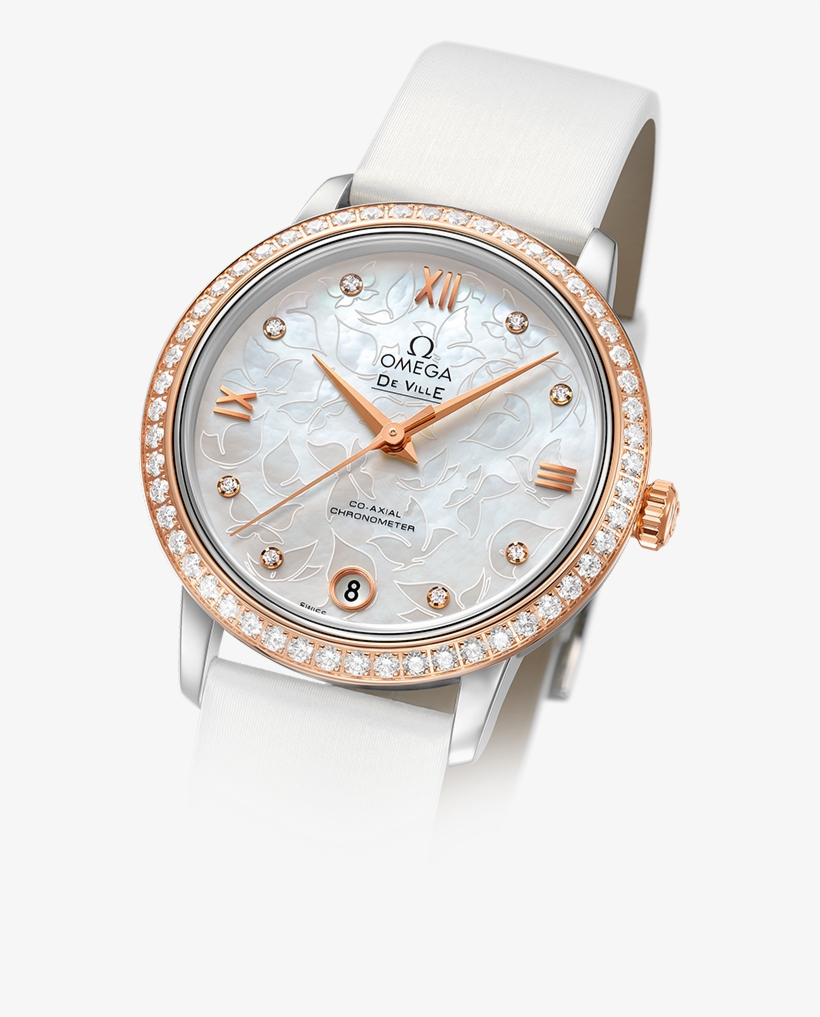 Women's Omega© De Ville Prestige "butterfly", transparent png #4463547