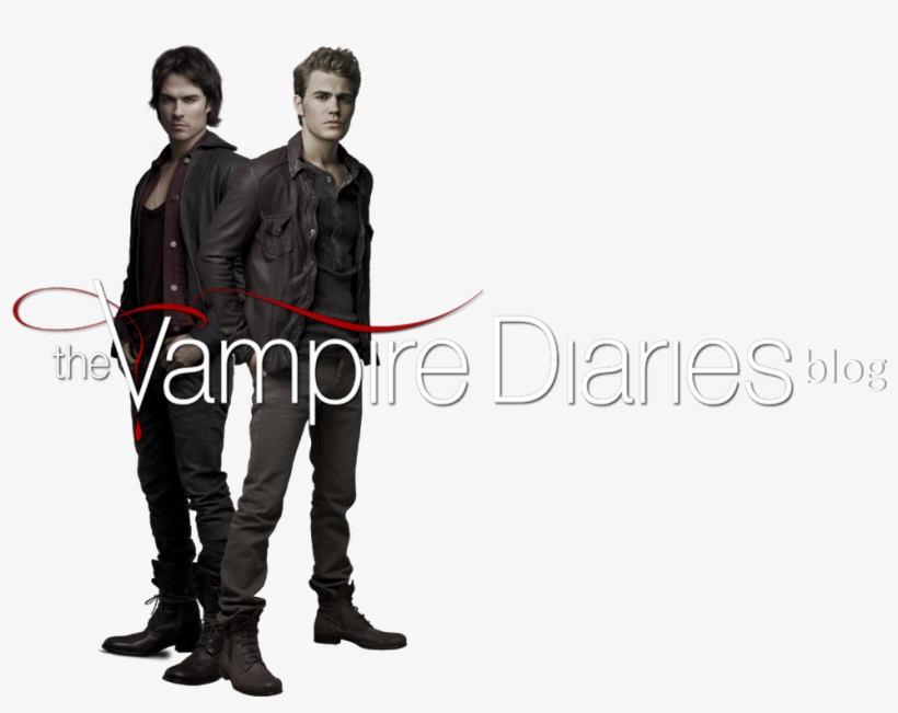 Vampire Diaries Blog - Elena Damon Stefan Png, transparent png #4464040