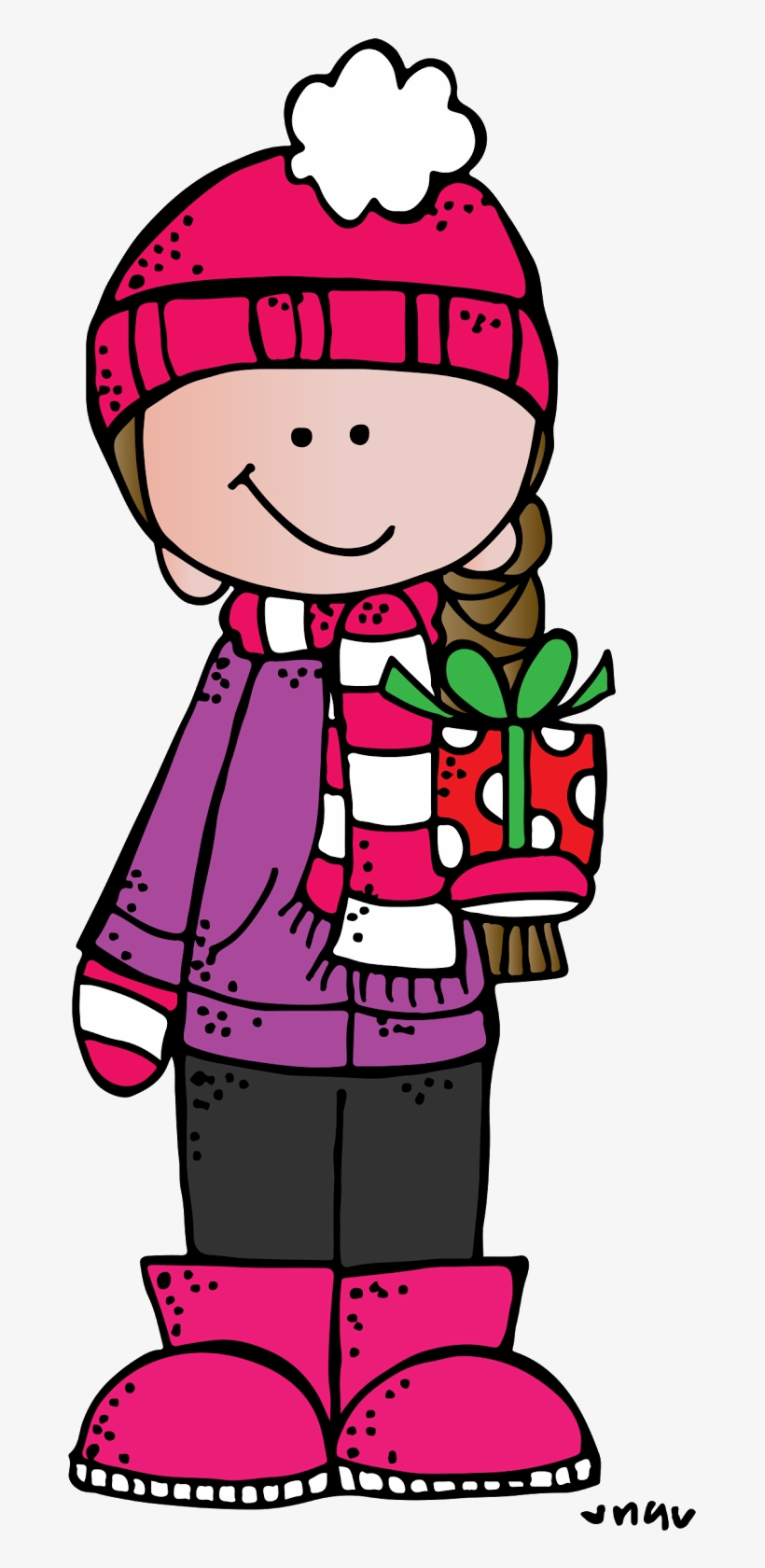 Melonheadz Teacher Winter Clipart Errortape Regarding - Melonheadz Winter Clipart, transparent png #4465208