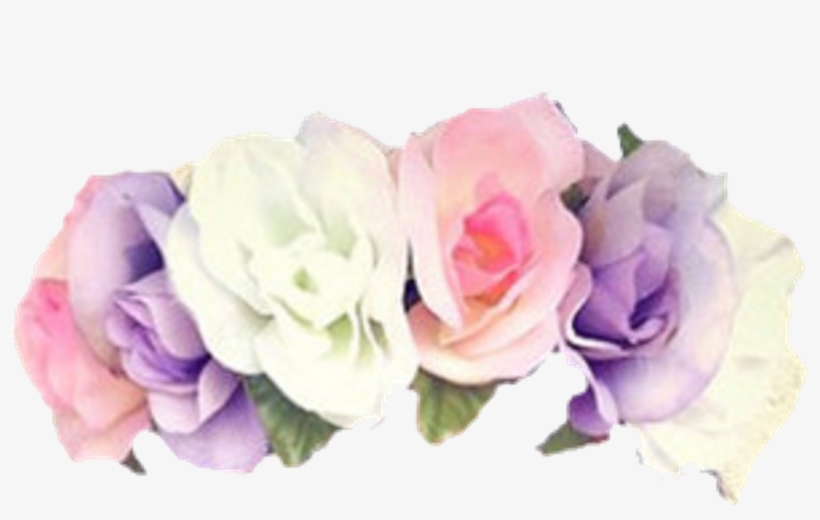 Flowers Flower Floral Crowns Crown Roses Rose - Transparent Cute Flower Crown, transparent png #4465274