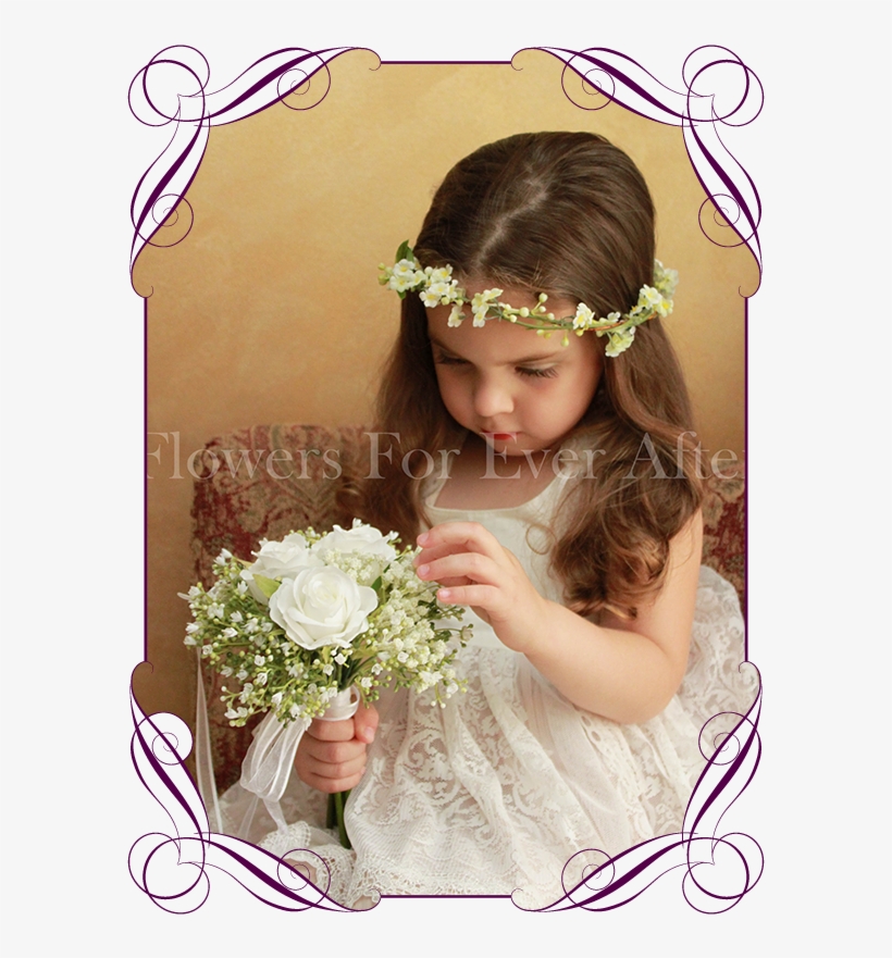 Silk Artificial White Boho Rustic Wedding Flowergirl - Peonies Baby's Breath Mason Jar, transparent png #4465470