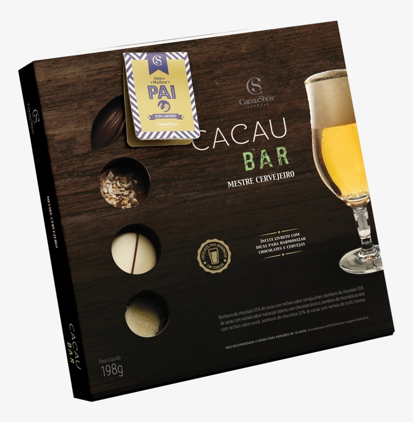 A - Chocolate Cacau Show Cerveja, transparent png #4465896