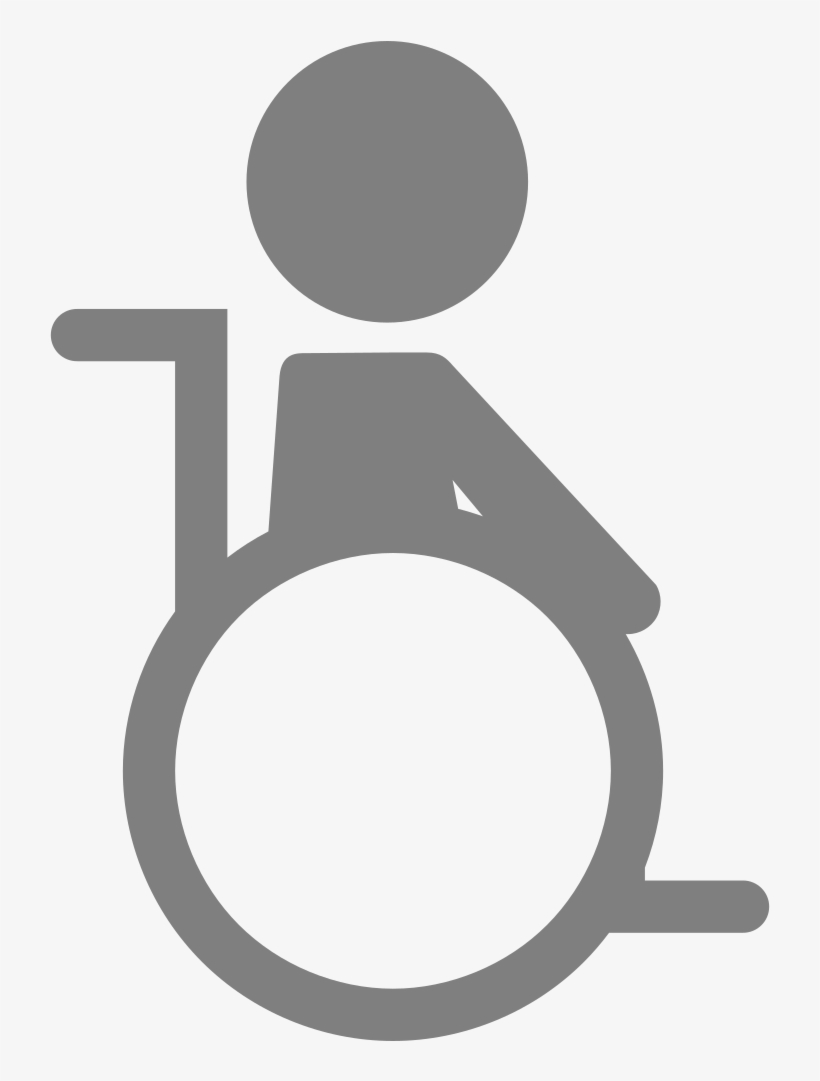 Person Wheelchair - Clip Art, transparent png #4466228