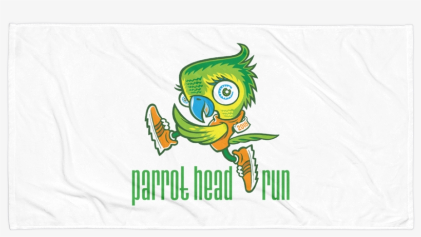 Parrot Head Run 2018 Beach Towel - Parrot Head Run, transparent png #4466625