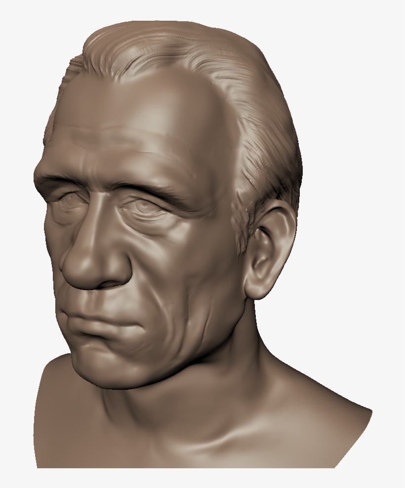 Perspective Render - Bronze Sculpture, transparent png #4466825