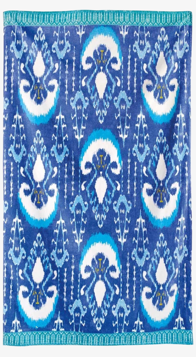 Vaya Periwinkle Beach Towel - John Robshaw Vaya Pink Beach Towel, transparent png #4467089