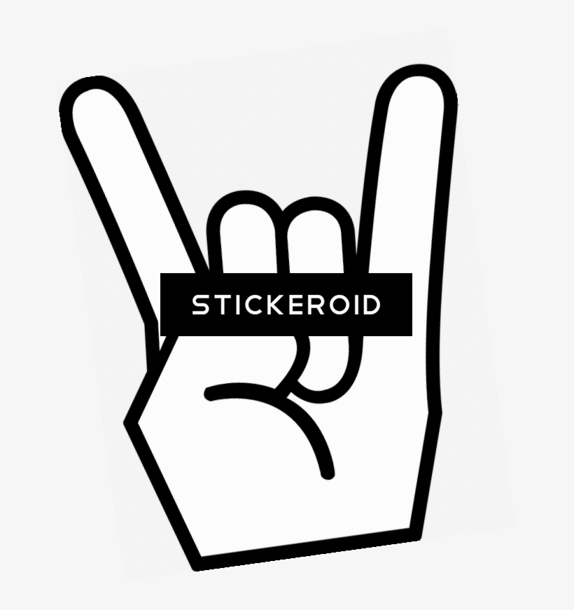 Rock N Roll Sign Hand, transparent png #4467226